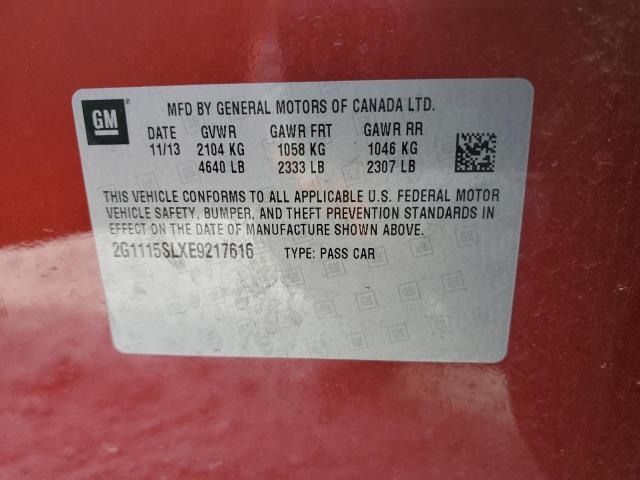 Photo 10 from auction – 2014 CHEVROLET IMPALA LT with VIN 2G1115SLXE9217616