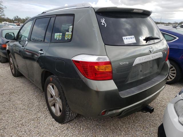 Photo 3 from auction – 2009 TOYOTA HIGHLANDER with VIN JTEDS42A292082058