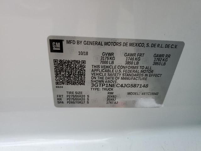Photo 10 from auction – 2018 GMC SIERRA C15 with VIN 3GTP1NEC4JG587148