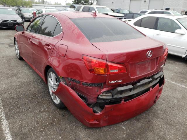 Photo 3 from auction – 2007 LEXUS IS 250 with VIN JTHBK262772053475