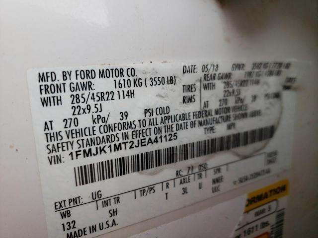 Photo 10 from auction – 2018 FORD EXPEDITION with VIN 1FMJK1MT2JEA41125