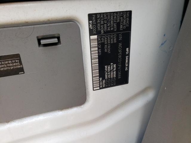 Photo 10 from auction – 2018 FREIGHTLINER SPRINTER 2 with VIN WD3PE8CD1JP613888