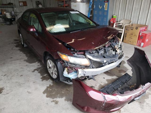 HONDA CIVIC LX 2012 with VIN 19XFB2F54CE380796 - Photo from auction