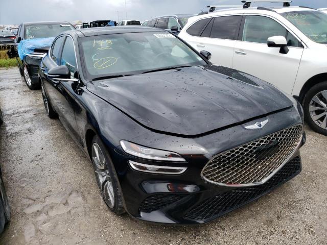 GENESIS G70 BASE 2022 with VIN KMTG34TA9NU086055 - Photo from auction