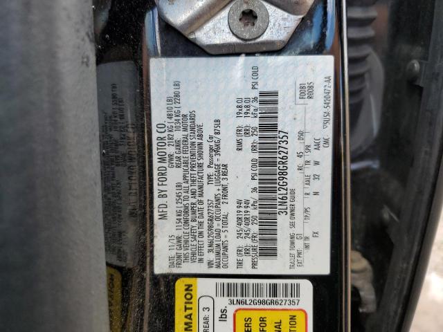 Photo 10 from auction – 2016 LINCOLN MKZ with VIN 3LN6L2G98GR627357
