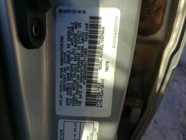 Photo 10 from auction – 2003 TOYOTA CAMRY LE with VIN 4T1BE32K83U771583