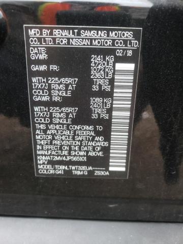 Photo 10 from auction – 2018 NISSAN ROGUE S with VIN KNMAT2MV4JP565101