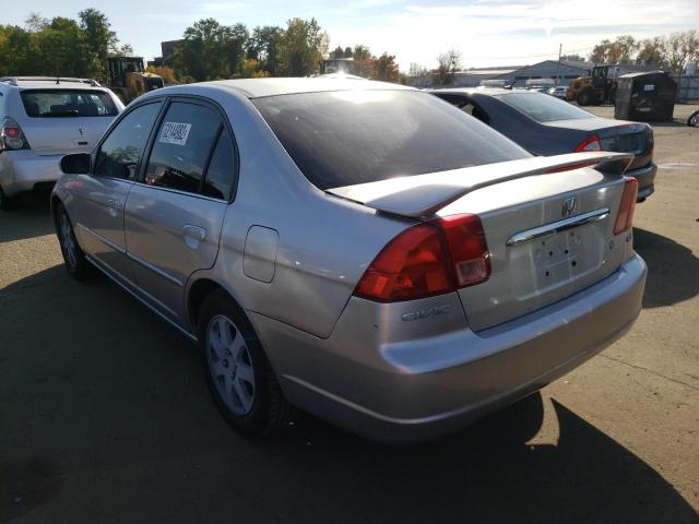 Photo 3 from auction – 2002 HONDA CIVIC EX with VIN 2HGES25842H521491