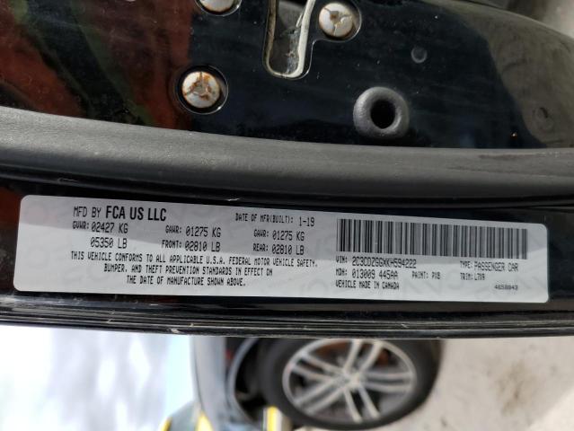 Photo 10 from auction – 2019 DODGE CHALLENGER with VIN 2C3CDZGGXKH594222