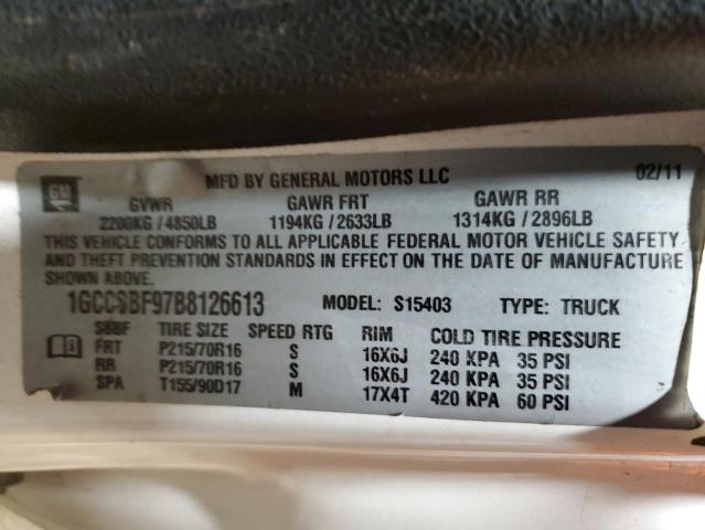 Photo 10 from auction – 2011 CHEVROLET COLORADO with VIN 1GCCSBF97B8126613