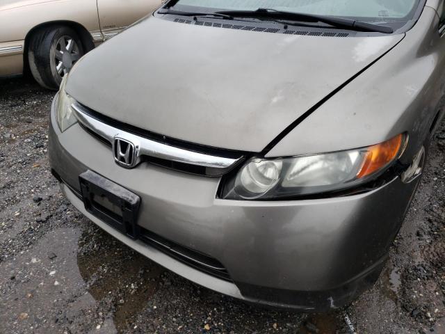 Photo 9 from auction – 2008 HONDA CIVIC LX with VIN 2HGFA16568H327429