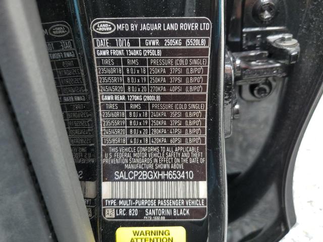Photo 10 from auction – 2017 LAND ROVER DISCOVERY with VIN SALCP2BGXHH653410