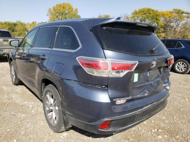 Photo 3 from auction – 2015 TOYOTA HIGHLANDER with VIN 5TDJKRFH5FS096987
