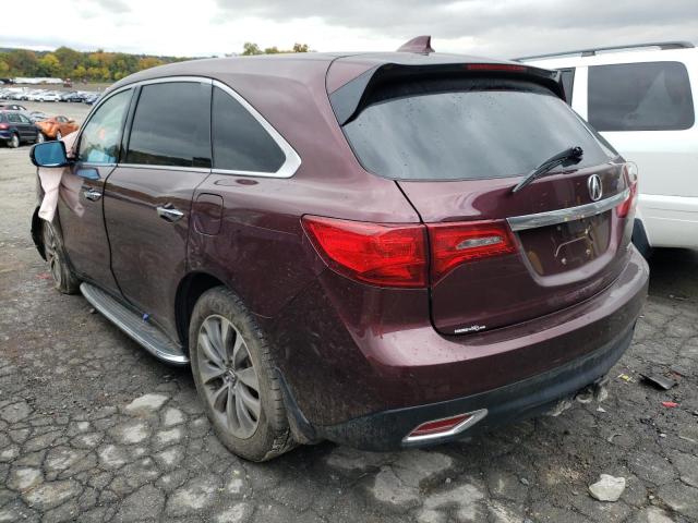 Photo 3 from auction – 2016 ACURA MDX TECHNO with VIN 5FRYD4H46GB061286