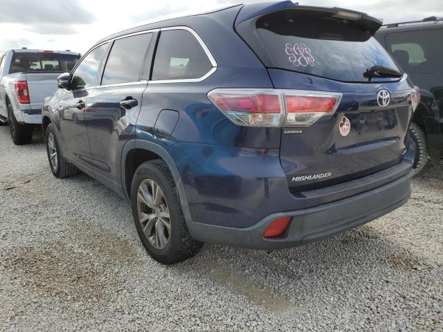 Photo 3 from auction – 2015 TOYOTA HIGHLANDER with VIN 5TDKKRFH3FS081702