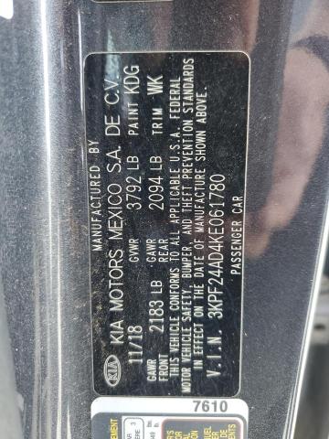 Photo 10 from auction – 2019 KIA FORTE FE with VIN 3KPF24AD4KE061780