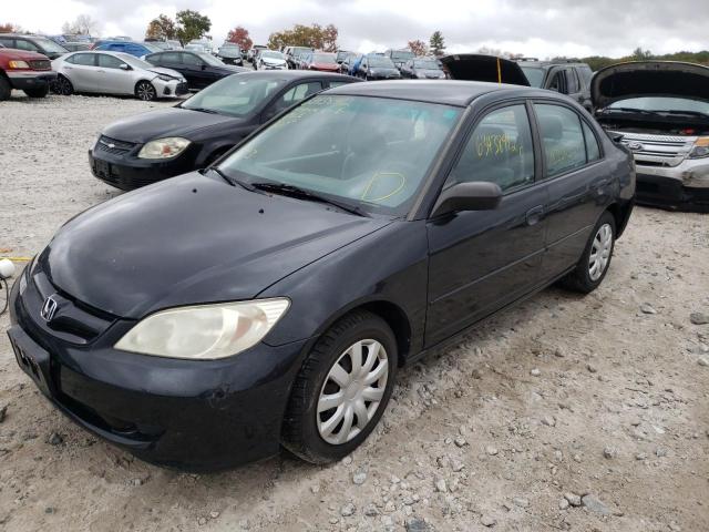 Photo 2 from auction – 2005 HONDA CIVIC LX with VIN 2HGES16535H590630