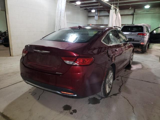 Photo 4 from auction – 2016 CHRYSLER 200 LIMITE with VIN 1C3CCCAB5GN101705