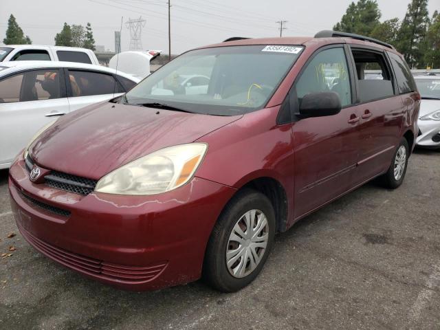 Photo 2 from auction – 2004 TOYOTA SIENNA CE with VIN 5TDZA23C44S146684