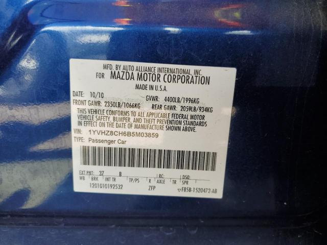 Photo 10 from auction – 2011 MAZDA 6 I with VIN 1YVHZ8CH6B5M03859