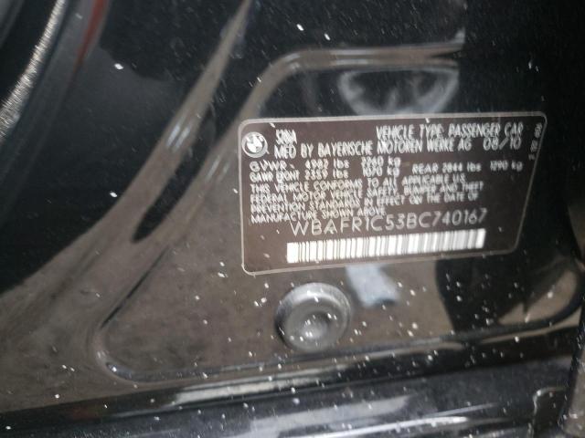 Photo 10 from auction – 2011 BMW 528 I with VIN WBAFR1C53BC740167