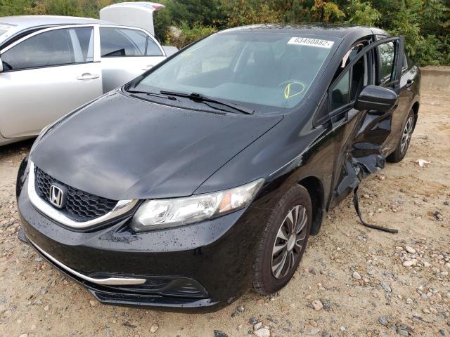 Photo 2 from auction – 2015 HONDA CIVIC LX with VIN 19XFB2F55FE110450