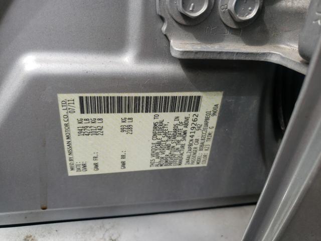 Photo 10 from auction – 2012 NISSAN ALTIMA BAS with VIN 1N4AL2AP8CN419262