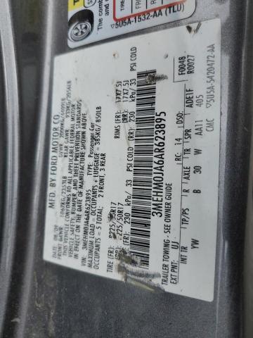Photo 10 from auction – 2010 MERCURY MILAN PREM with VIN 3MEHM0JA6AR623895