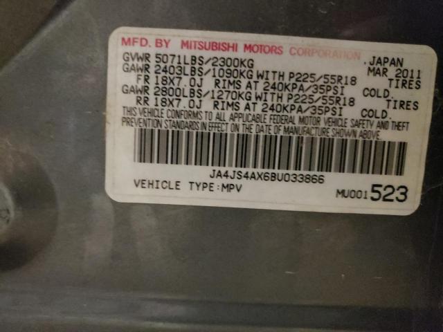 Photo 10 from auction – 2011 MITSUBISHI OUTLANDER with VIN JA4JS4AX6BU033866