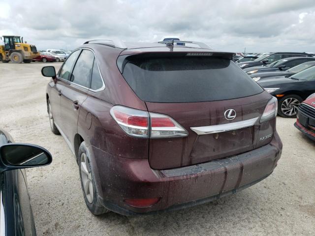 Photo 3 from auction – 2015 LEXUS RX 350 BAS with VIN 2T2BK1BA1FC316483
