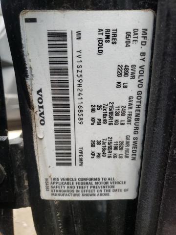 Photo 10 from auction – 2004 VOLVO XC70 with VIN YV1SZ59H241168589