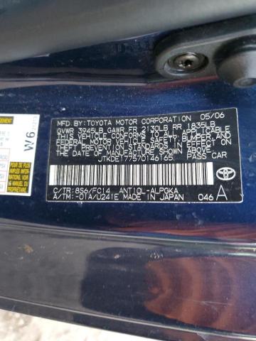 Photo 10 from auction – 2007 SCION TC with VIN JTKDE177570146165