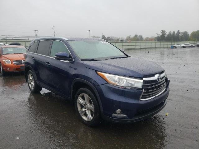 TOYOTA HIGHLANDER 2015 with VIN 5TDDKRFH8FS160307 - Photo from auction