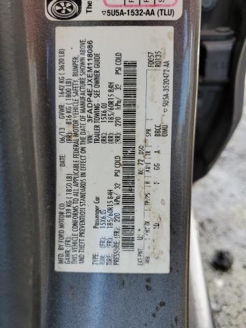 Photo 10 from auction – 2014 FORD FIESTA SE with VIN 3FADP4EJXEM118086