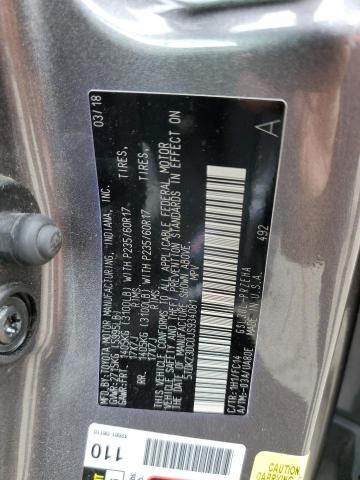 Photo 10 from auction – 2018 TOYOTA SIENNA LE with VIN 5TDKZ3DC0JS934081