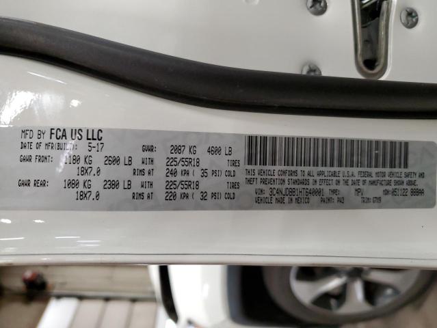 Photo 10 from auction – 2017 JEEP COMPASS LA with VIN 3C4NJDBB1HT640001