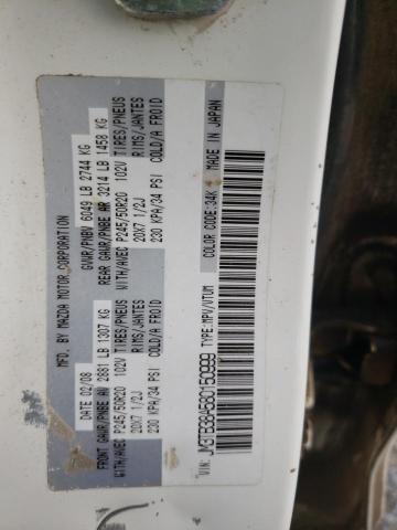Photo 10 from auction – 2008 MAZDA CX-9 with VIN JM3TB38A580150999