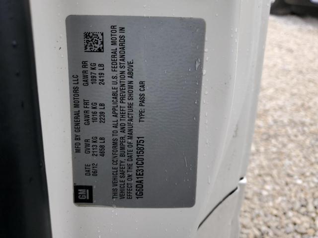 Photo 10 from auction – 2012 CADILLAC CTS with VIN 1G6DA1E31C0158751