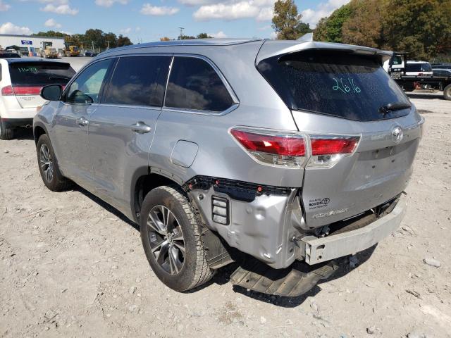 Photo 3 from auction – 2016 TOYOTA HIGHLANDER with VIN 5TDJKRFH1GS347733