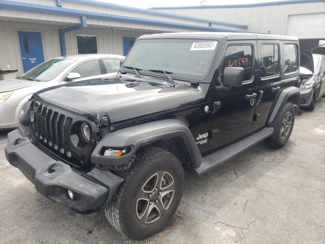 Photo 2 from auction – 2018 JEEP WRANGLER U with VIN 1C4HJXDG4JW149512