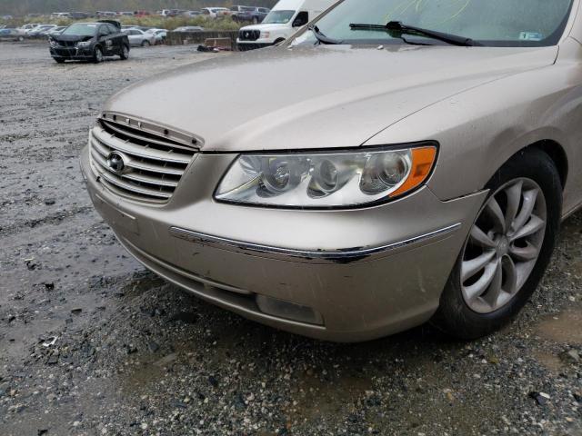 Photo 9 from auction – 2007 HYUNDAI AZERA SE with VIN KMHFC46F87A157313