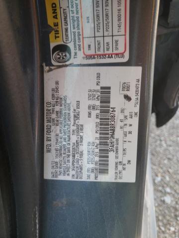 Photo 10 from auction – 2011 FORD FUSION SE with VIN 3FAHP0HA8BR308764