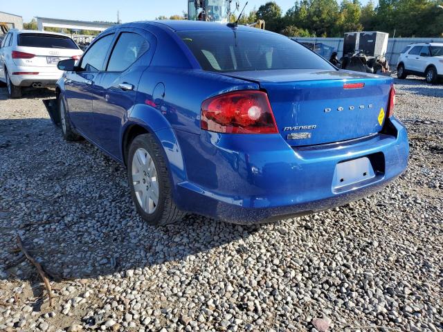 Photo 3 from auction – 2013 DODGE AVENGER SE with VIN 1C3CDZAB2DN628449