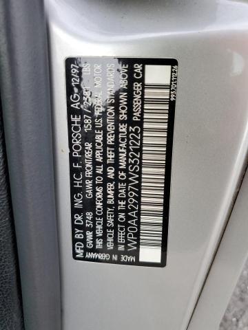 Photo 10 from auction – 1998 PORSCHE 911 CARRER with VIN WP0AA2997WS321223