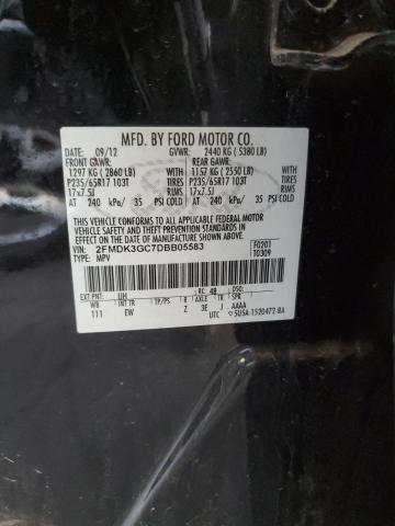 Photo 10 from auction – 2013 FORD EDGE SE with VIN 2FMDK3GC7DBB05583