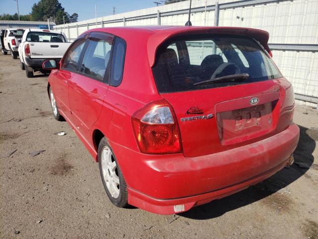 Photo 3 from auction – 2005 KIA SPECTRA5 with VIN KNAFE161255080765
