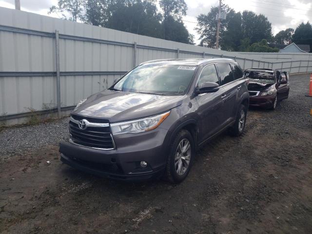 Photo 2 from auction – 2015 TOYOTA HIGHLANDER with VIN 5TDKKRFH1FS102918