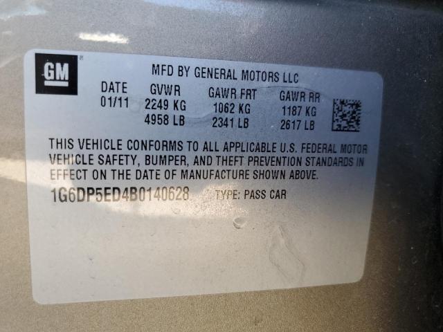 Photo 10 from auction – 2011 CADILLAC CTS PREMIU with VIN 1G6DP5ED4B0140628