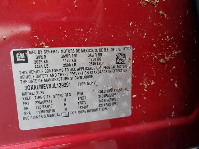 Photo 10 from auction – 2018 GMC TERRAIN SL with VIN 3GKALMEVXJL139391