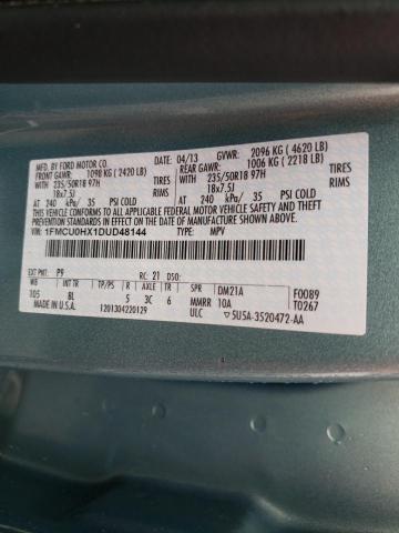 Photo 10 from auction – 2013 FORD ESCAPE SEL with VIN 1FMCU0HX1DUD48144